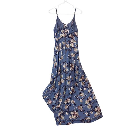 Romeo and Juliet Couture Purple Floral Maxi Dress Women's Medium - Picture 2 of 7